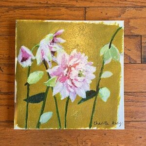 Charlotte Hardy “From my Garden - Aquilegia” Canvas Print